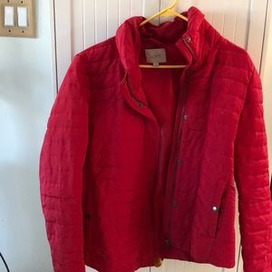LOFT Pink Winter Puffy Jacket